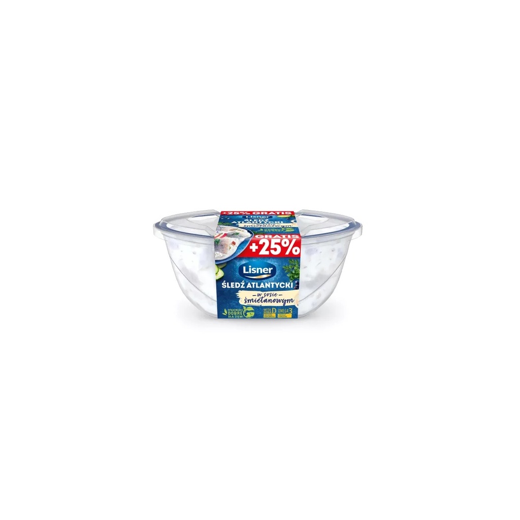 [rc03-01-00557-rc04-648] Filets de Hareng à la Sauce à la Crème Lisner 280 g