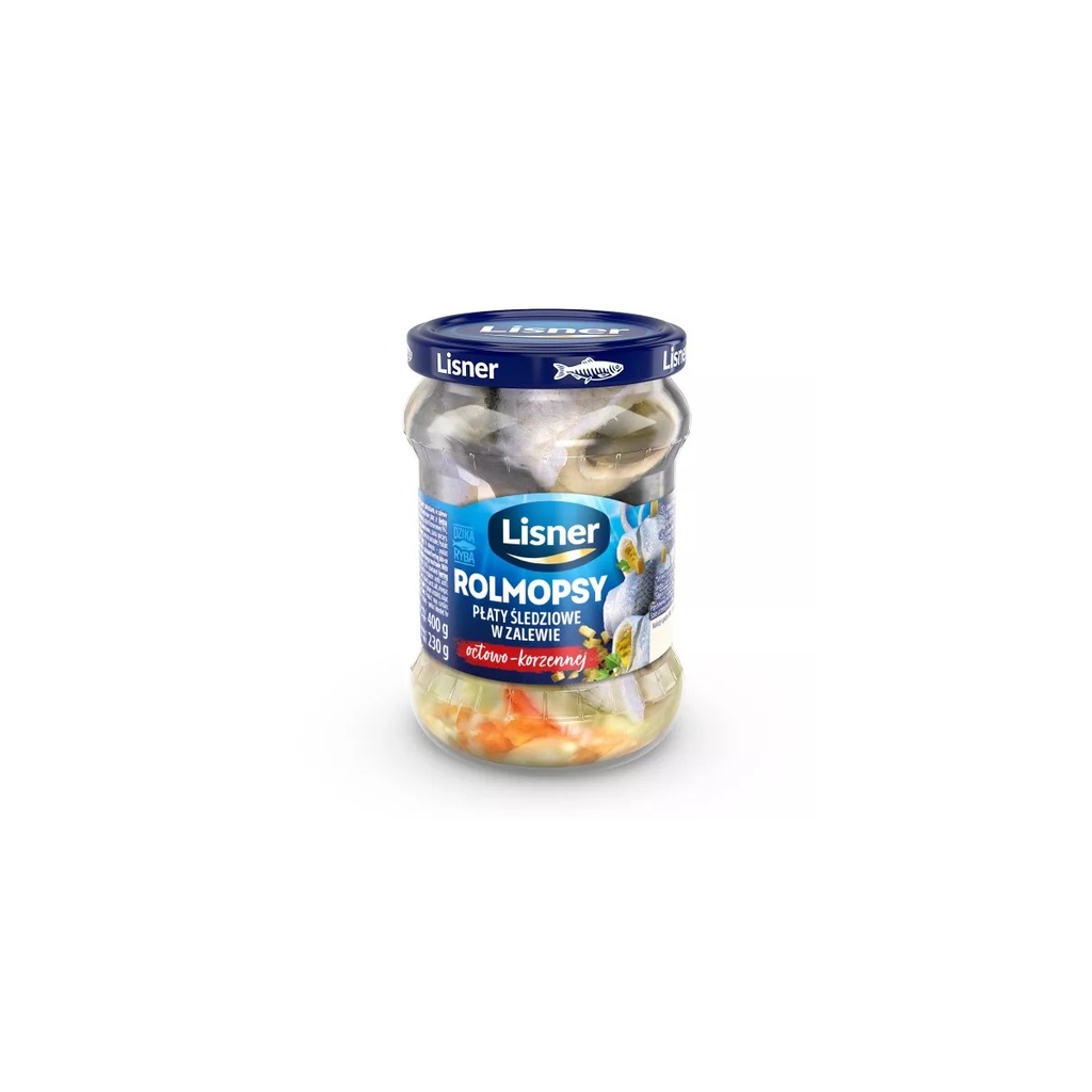 [rc04-649] Roulés de Hareng au Vinaigre Lisner 400 g