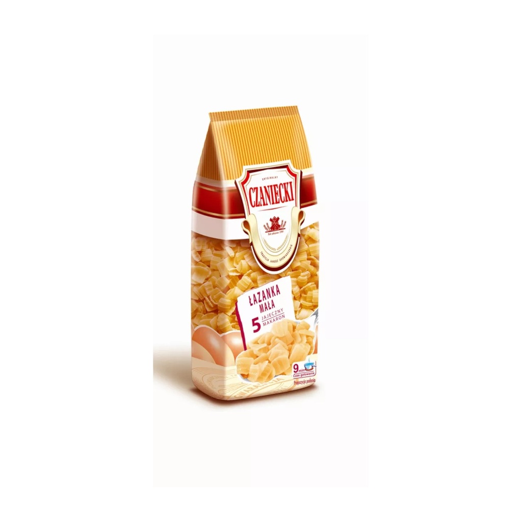[r007-01-00254-r010-377] Pâtes Polonaises Łazanki aux Cinq Œufs Czanieckie 250 g