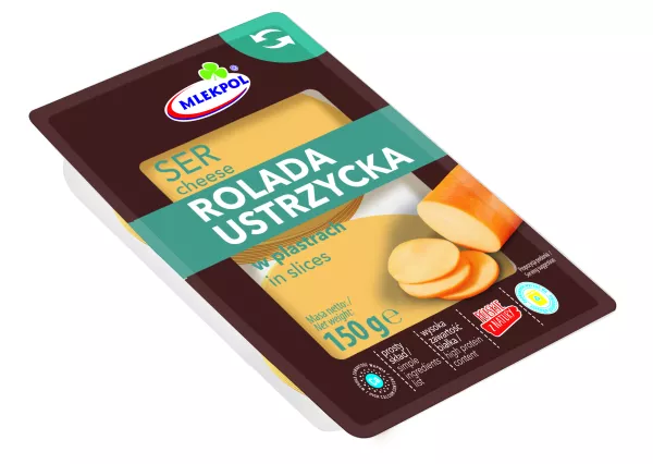Rolada Ustrzycka Mlekpol ser żółty plastry 150 g