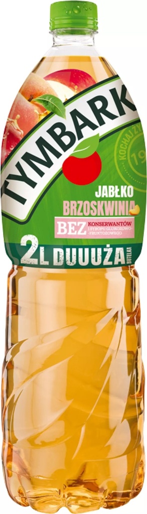 Napoj Tymbark Jablko Brzoskwinia Aseptic 2l Maspex Pet