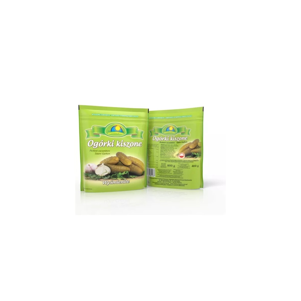[rc04-01-00590-rc04-636] Ogórki Kiszone Słoneczne Pole 400 g / 800 g
