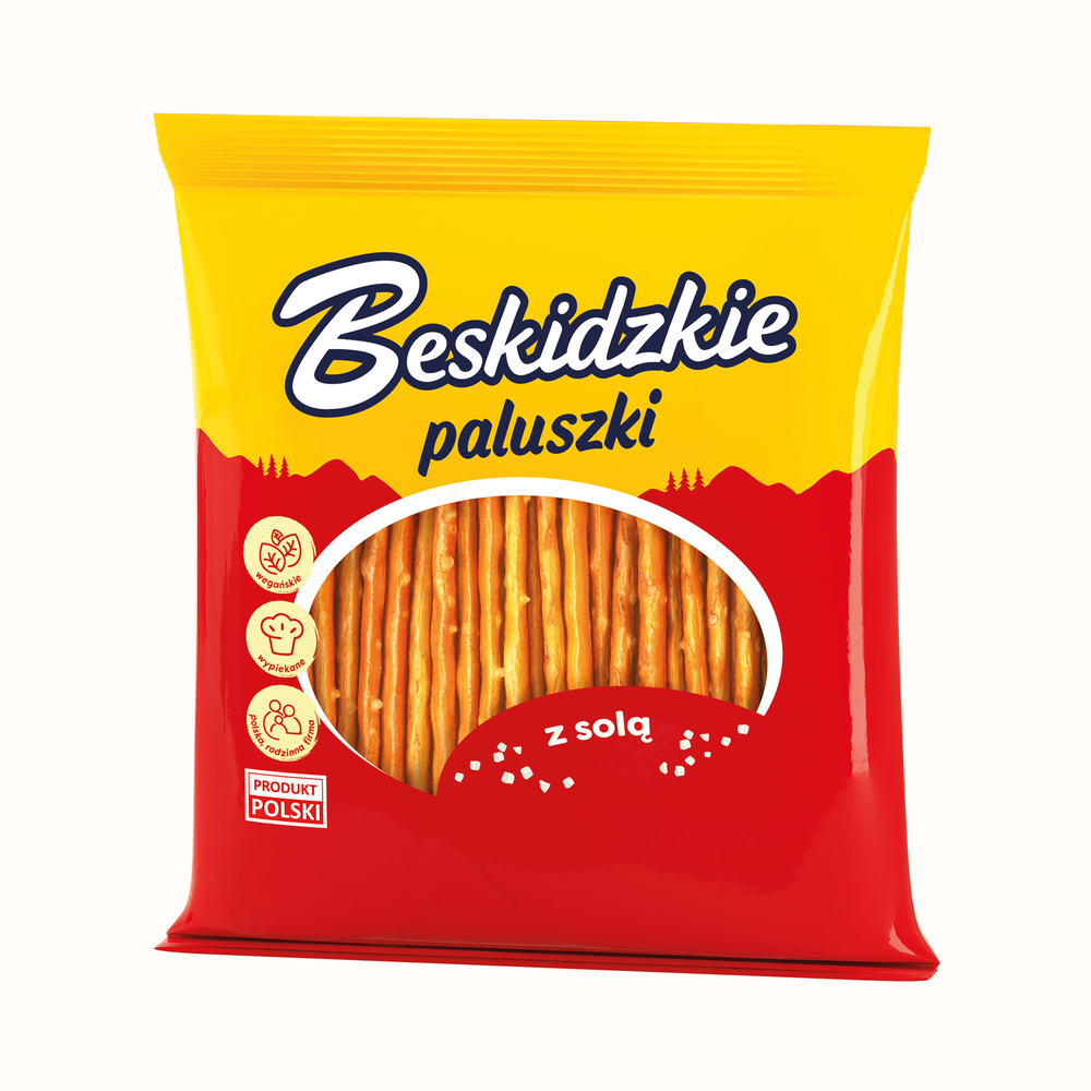 Paluszki Beskidzkie 240g z solą Aksam