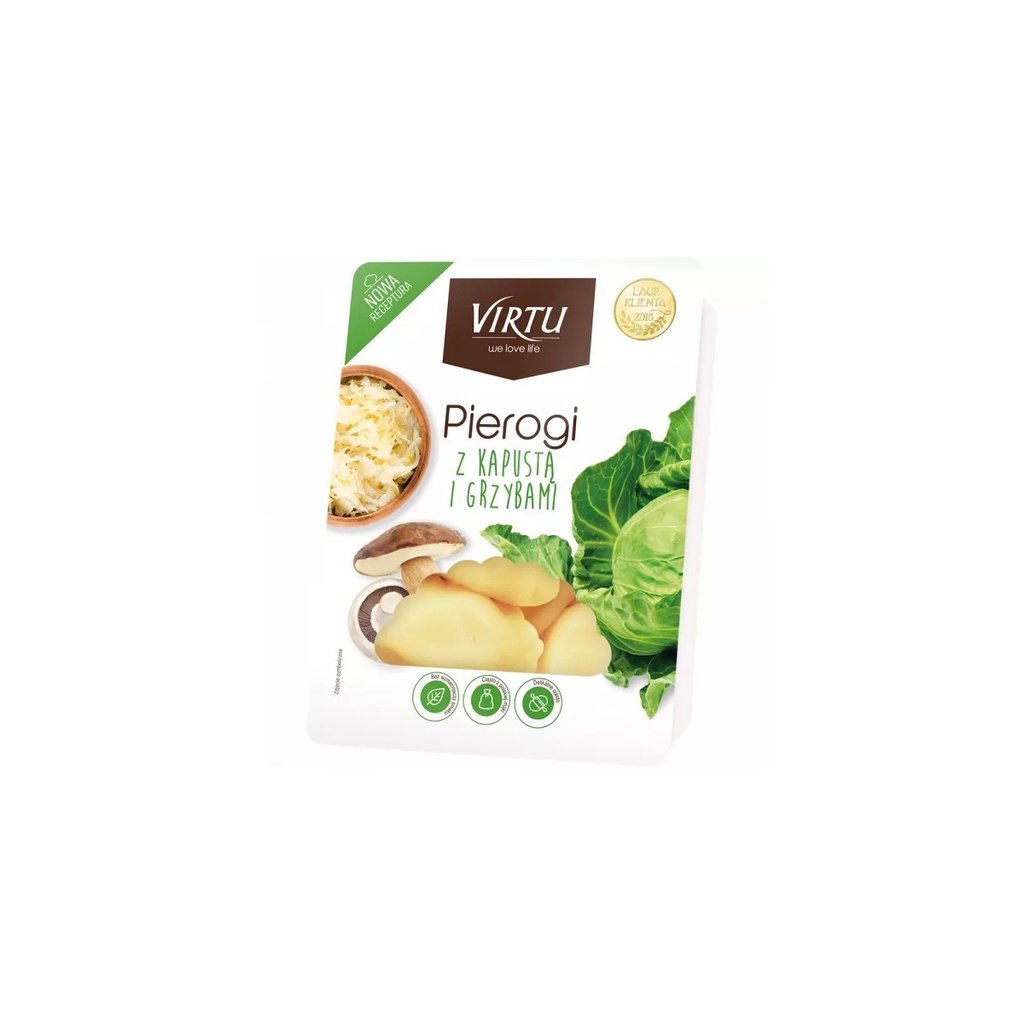 Pierogi au Chou et aux Champignons Virtu 400 g
