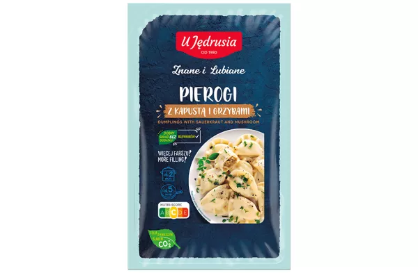 Pierogi z kapustą i grzybami U Jędrusia 400 g