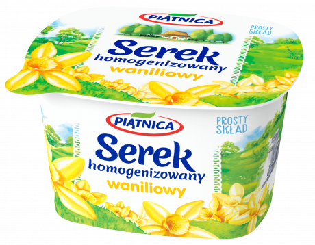 Fromage frais homogénéisé à la vanille Piątnica 150g