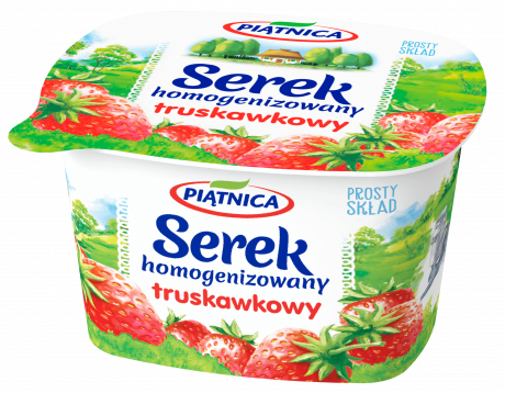 Piątnica Serek Homogenizowany Truskawkowy 150g