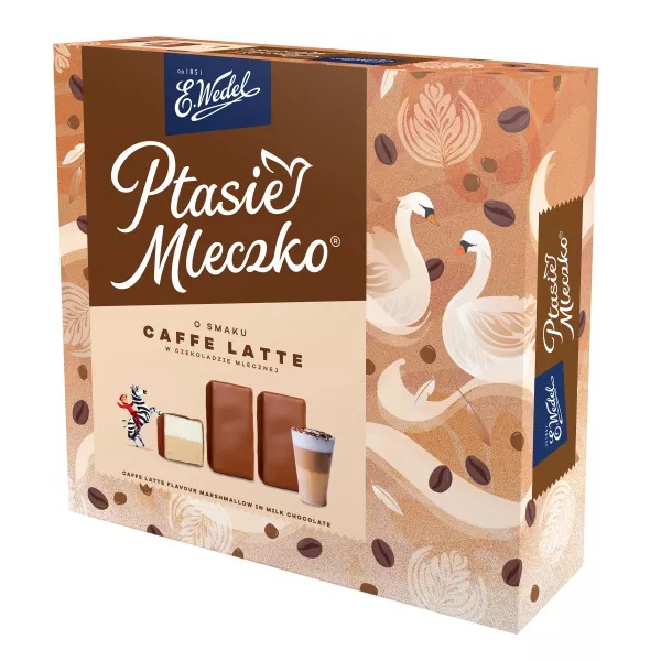Ptasie Mleczko Caffe Latte - Pianka w czekoladzie 340 g Wedel