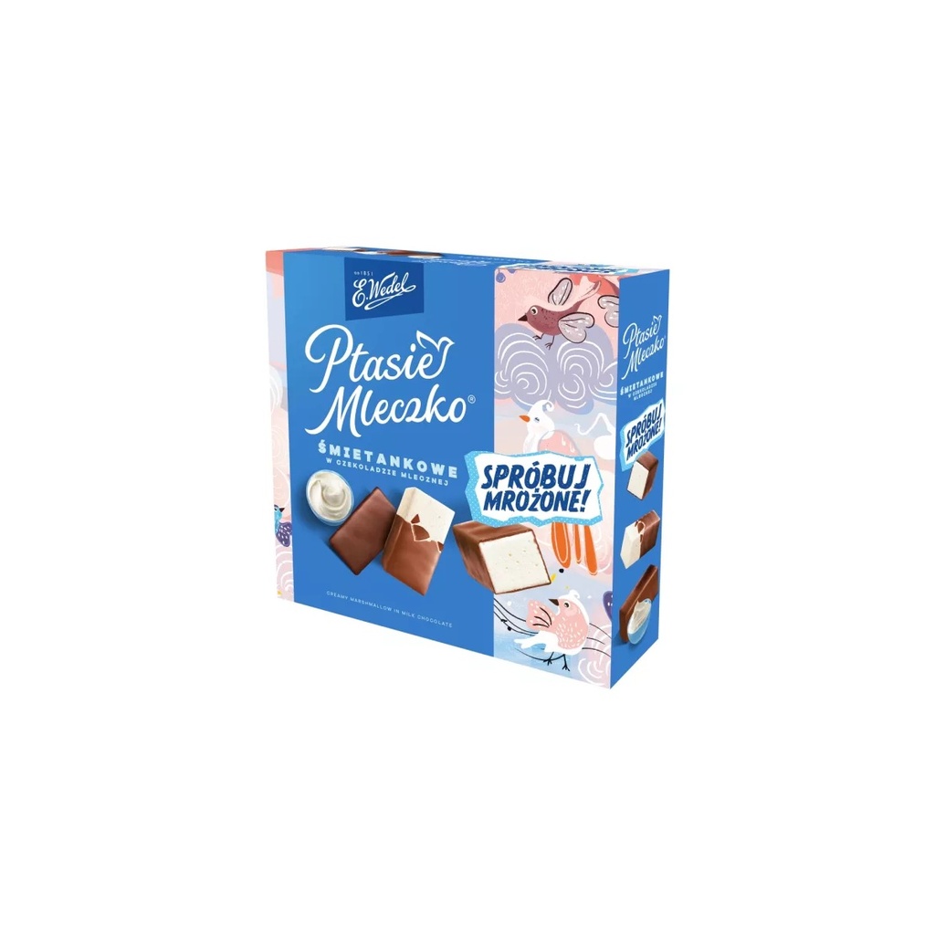 [r008-01-00271-r008-350] Ptasie Mleczko Śmietankowe Wedel 340 g