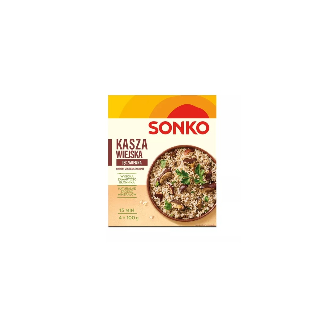 [r004-02-00120-r004-162] Orge Perlé Campagnard Sonko 4 × 100 g