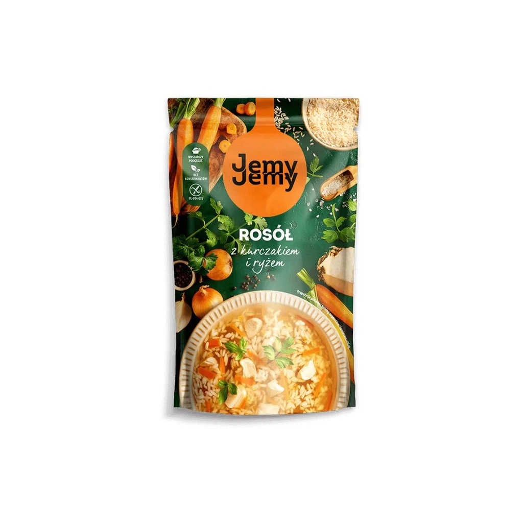 [r002-06-00061-r002-097] Rosół z Kurczakiem i Ryżem Jemy Jemy 450 g