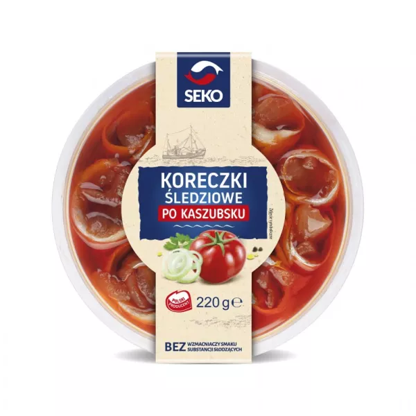 Koreczki śledziowe po kaszubsku Seko 220 g