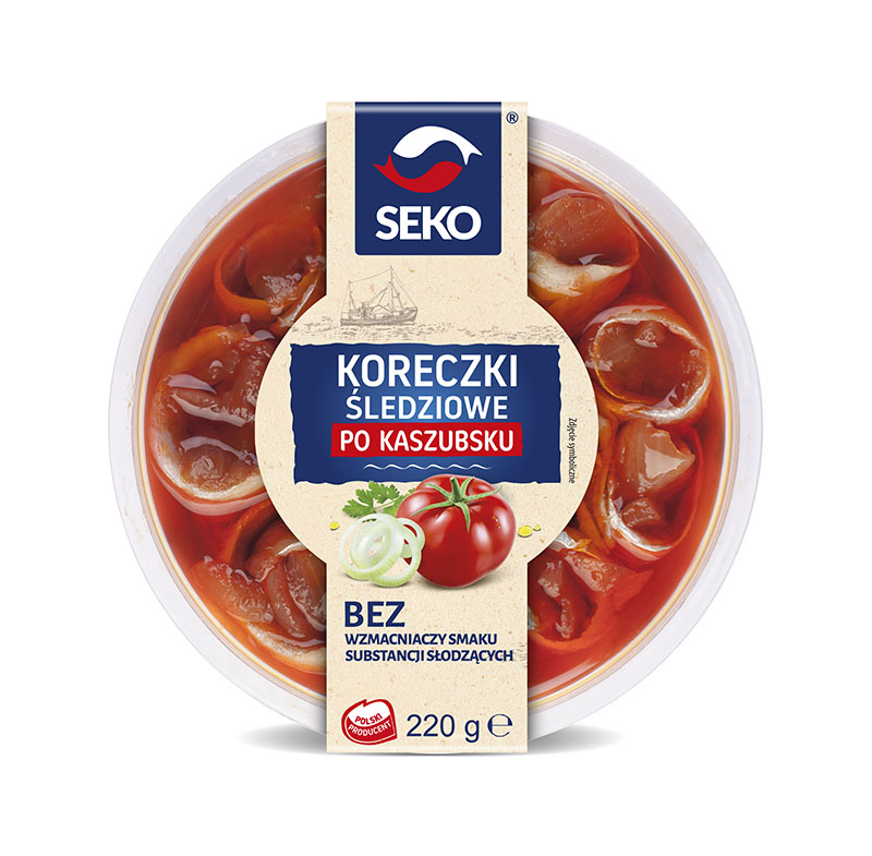 Seko Koreczki śledziowe po kaszubsku 220 g
