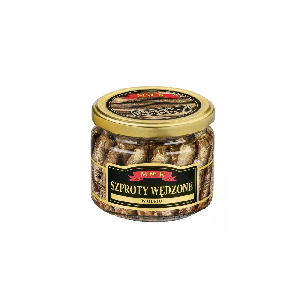 [rc03-03-00560-rc04-652] Sprats Fumés à l’Huile MK 250 g