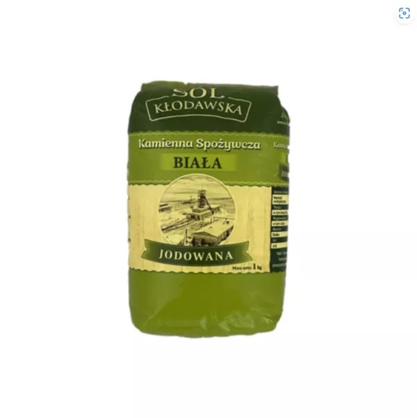 Sól kamienna spożywcza jodowana Kłodawska 1kg