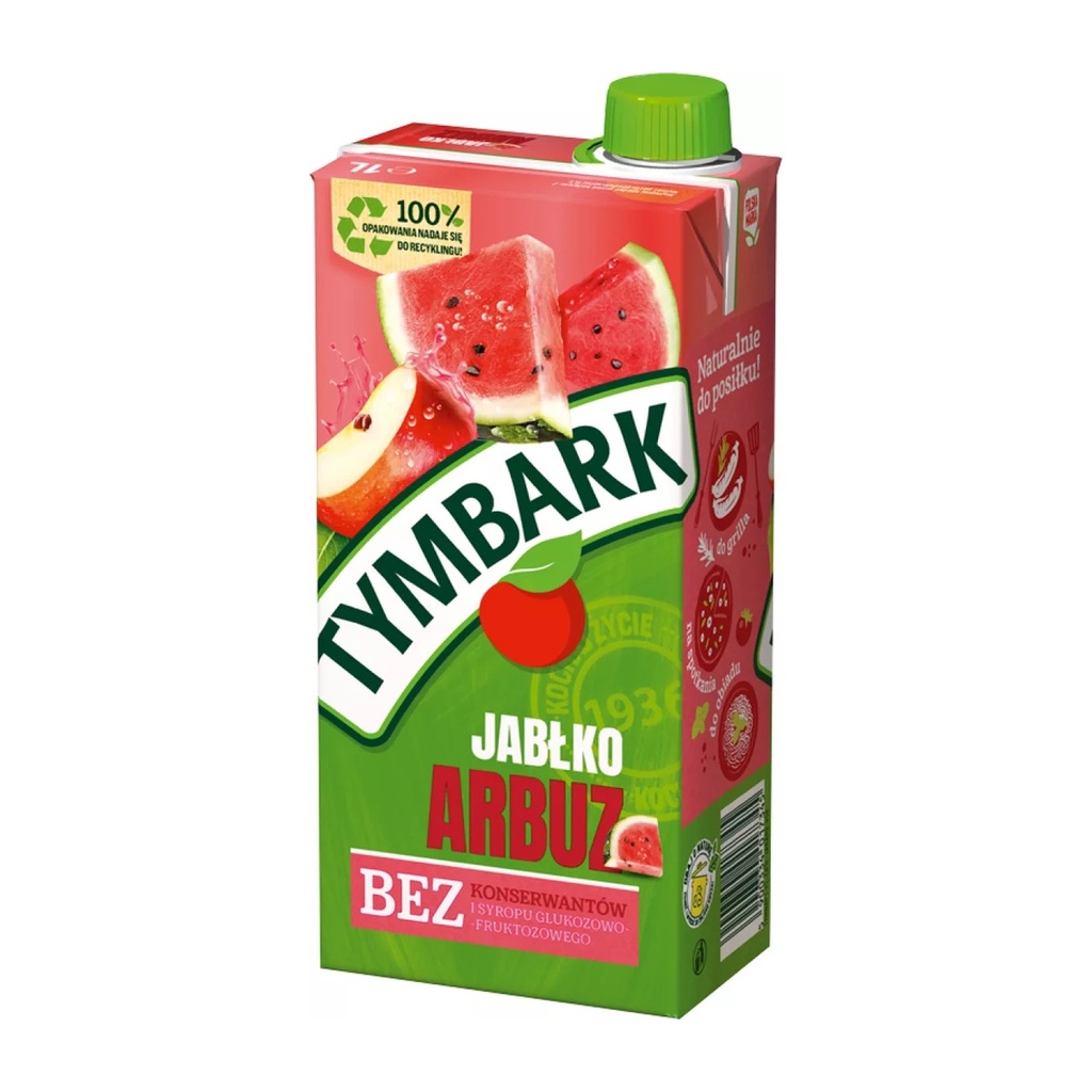 [r001-006] Napój Jabłko-Arbuz Tymbark 1 l
