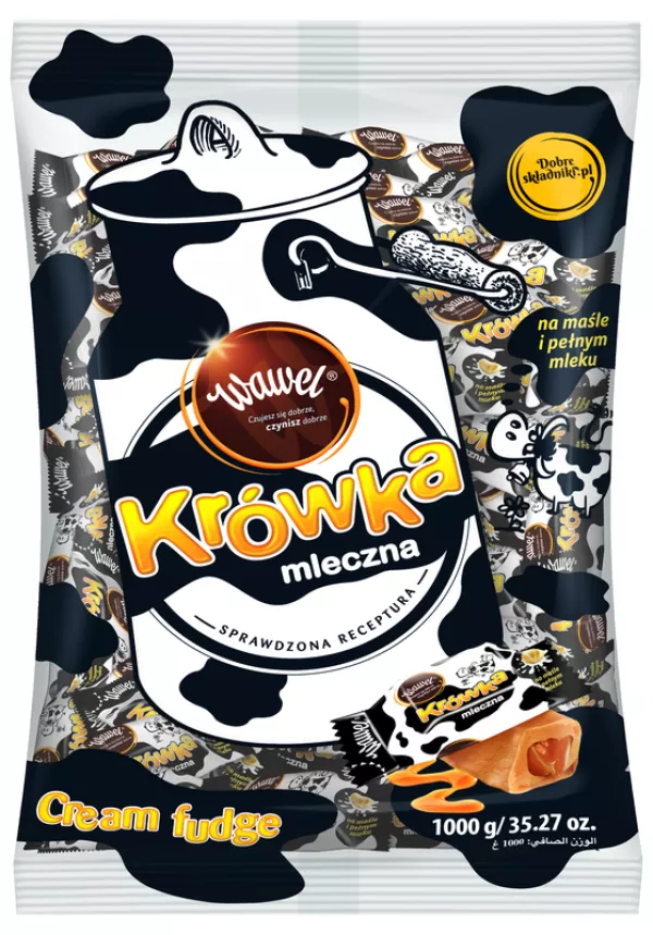 CUKIERKI LUZ 1KG KROWKA MLECZNA WAWEL
