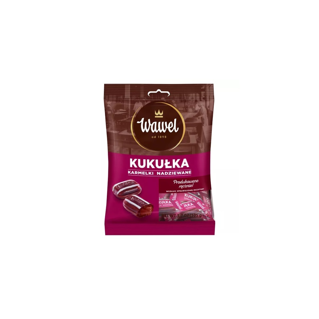 [r006-01-00226-r006-282] Bonbons Fourrés au Cacao et à l’Alcool Wawel 105 g