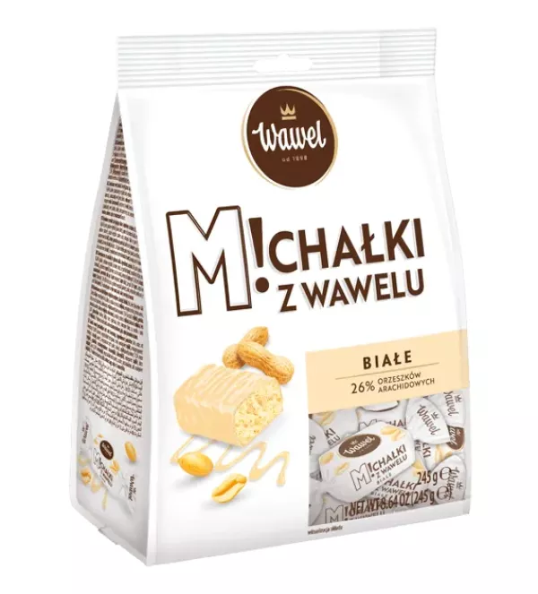 CUKIERKI MICHALKI Z WAWELU BIALE 245G WAWEL