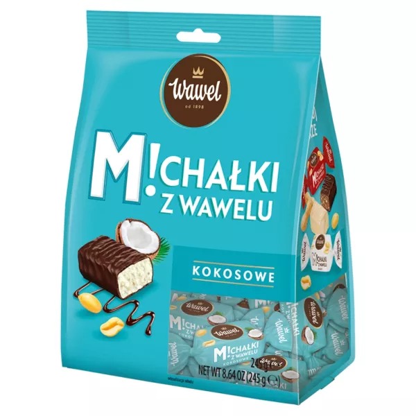 Wawel Michałki Noix de Coco Bonbons au chocolat 245g