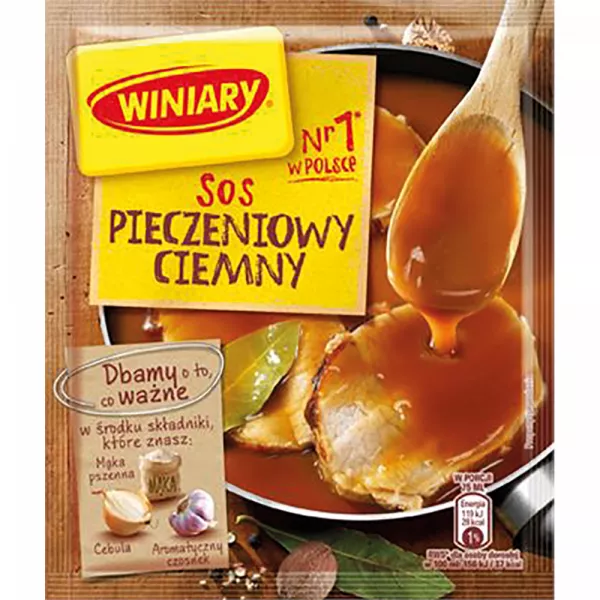 Sos w proszku na każdy dzień pieczeniowy ciemny Winiary 30 g
