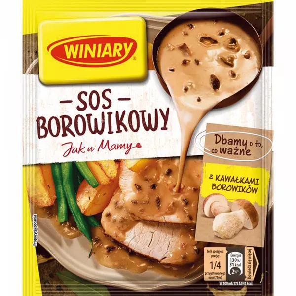 Sos w proszku jak u mamy borowikowy Winiary 33 g