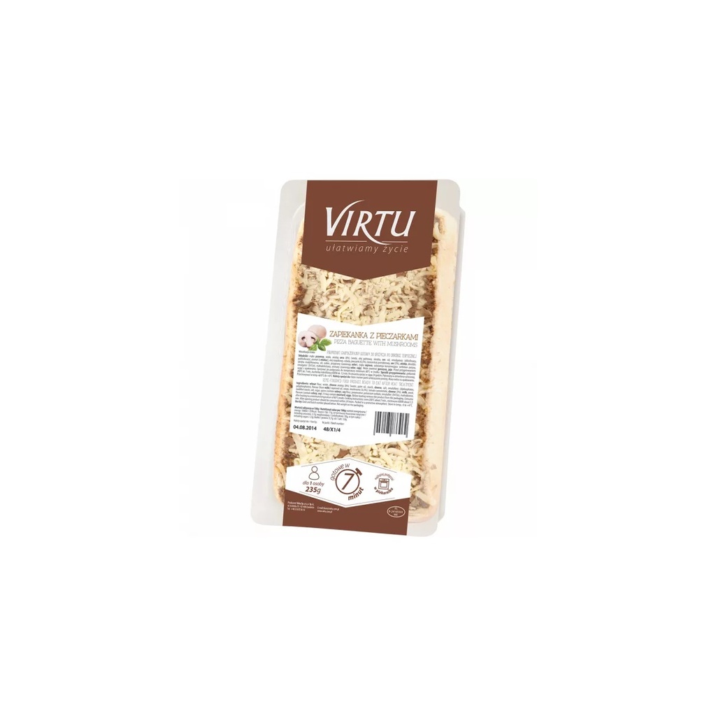 Baguette Gratinée aux Champignons Virtu 235 g