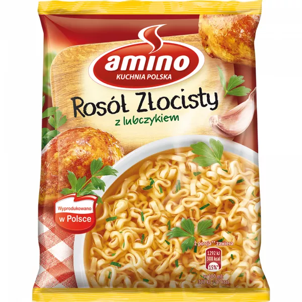 Soupe Instantanée Amino Nudle Bouillon de Poulet Unilever 59 g