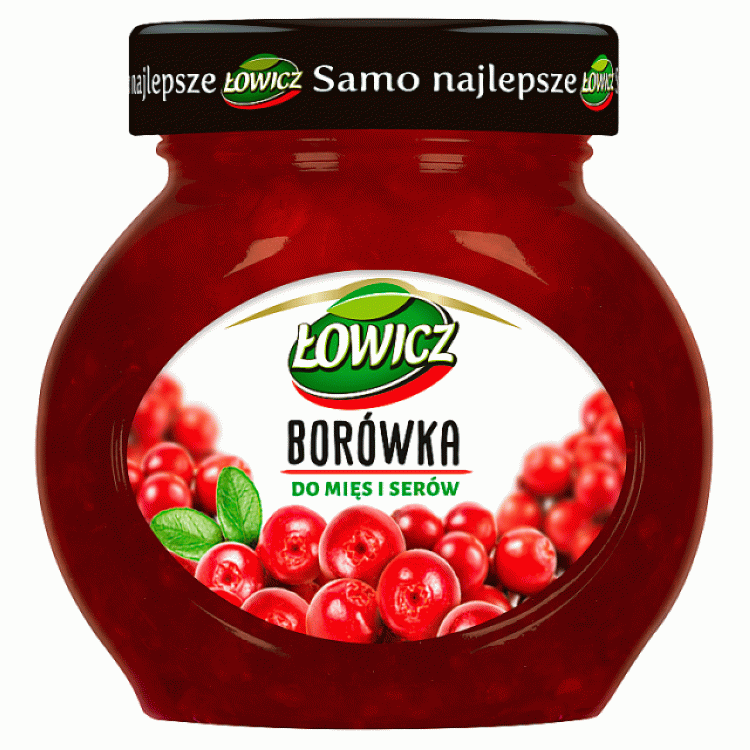 Łowicz Myrtille pour viandes et fromages 230 g