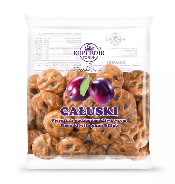 Pierniki z nadzieniem o smaku śliwkowym Caluski Kopernik 140 g