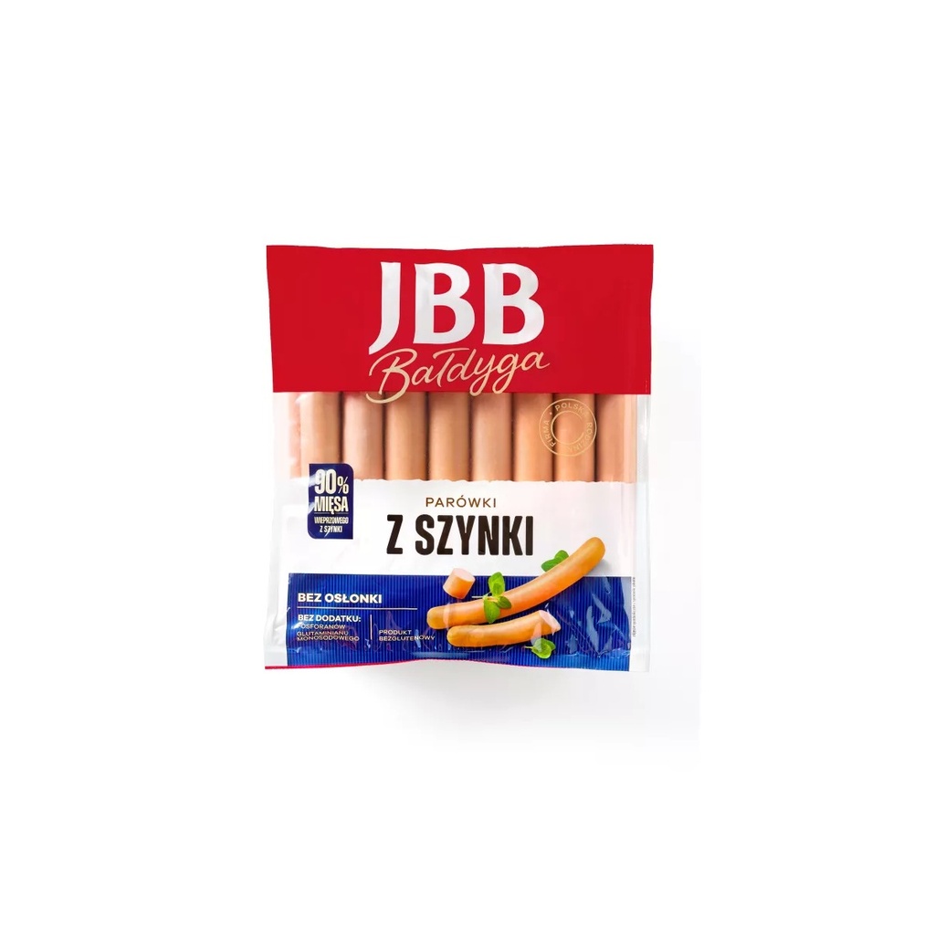 [rc01-01-00464-rc01-486] Saucisses de Francfort au Jambon JBB env. 0,8 kg