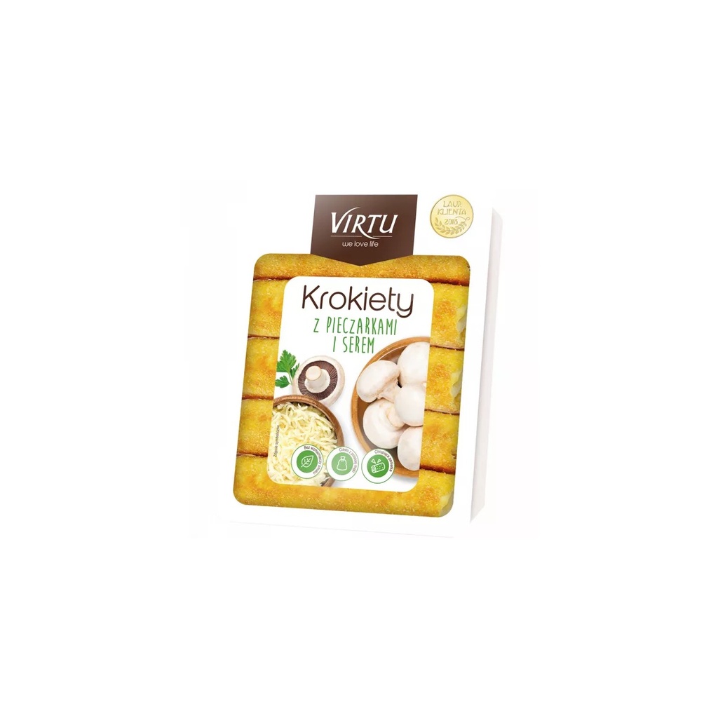 Krokiety z Pieczarkami i Serem Virtu 400 G