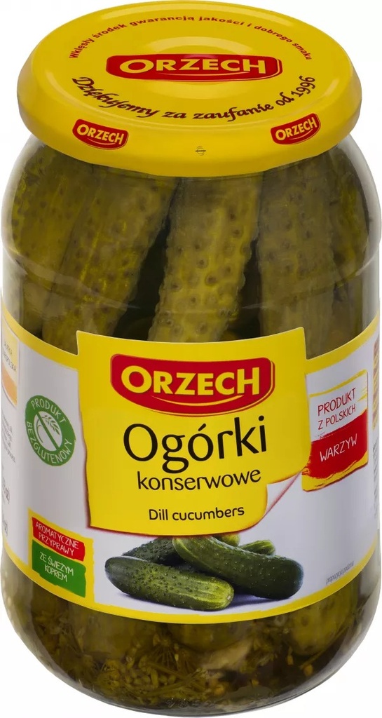 Cornichons en conserve Orzech 830 g