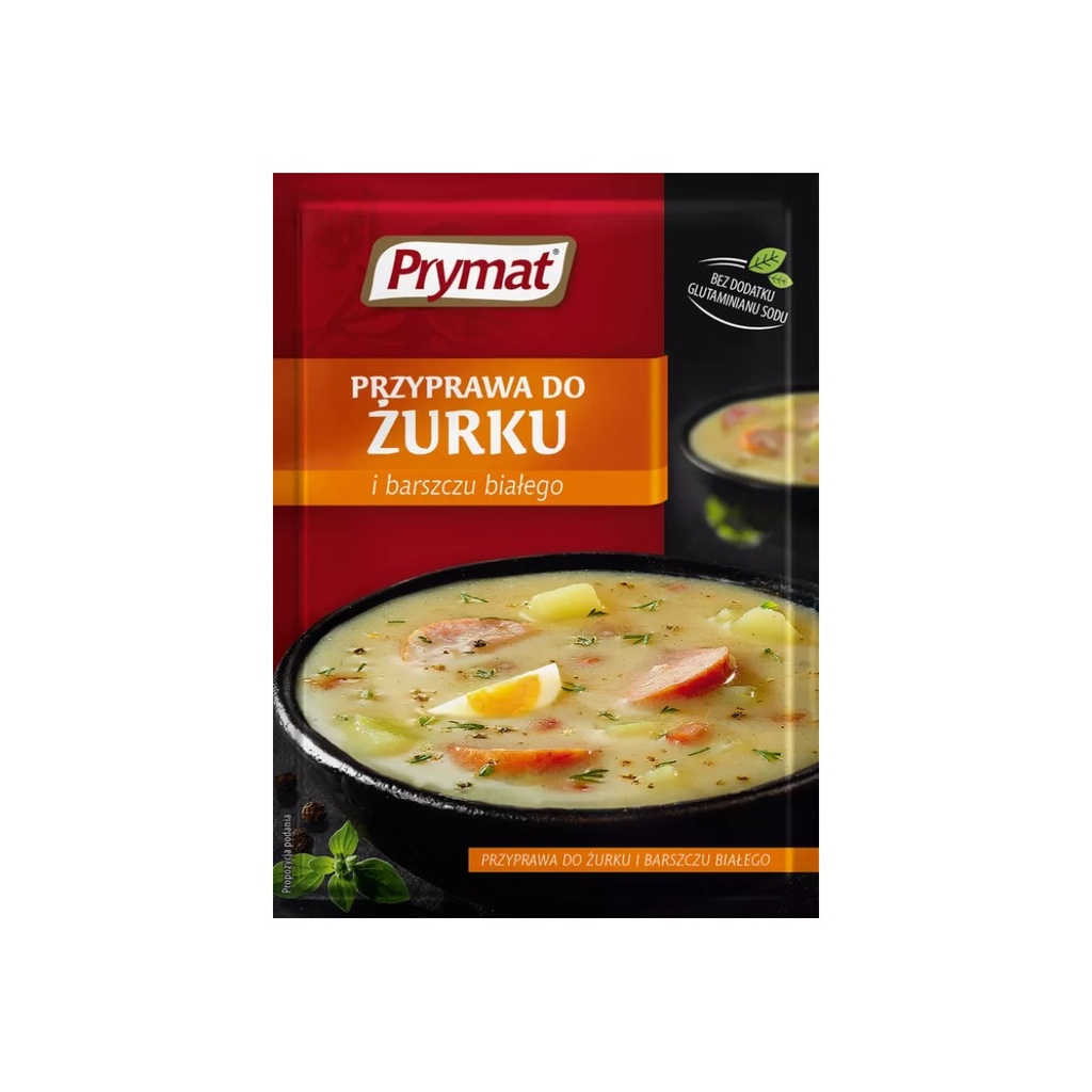 [r005-01-00220-] Przyprawa do Żurku i Barszczu Białego Prymat 25 g