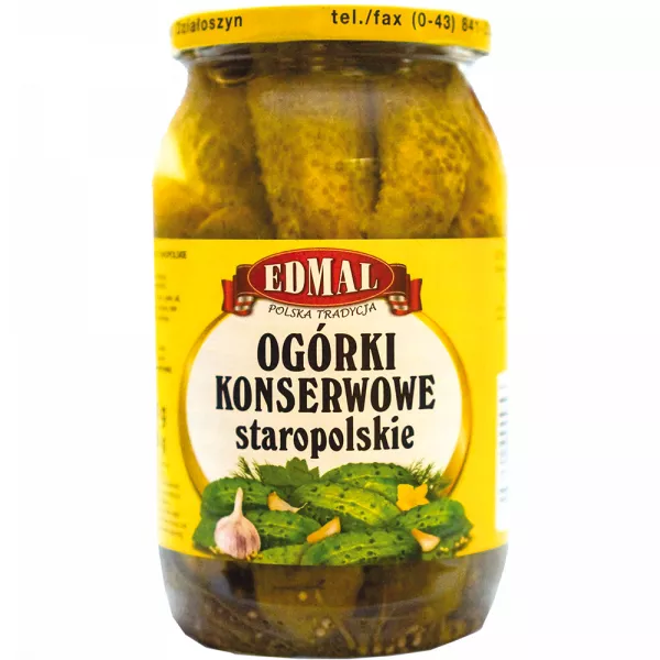 Cornichons Marinés à l’Ancienne 840g Edmal