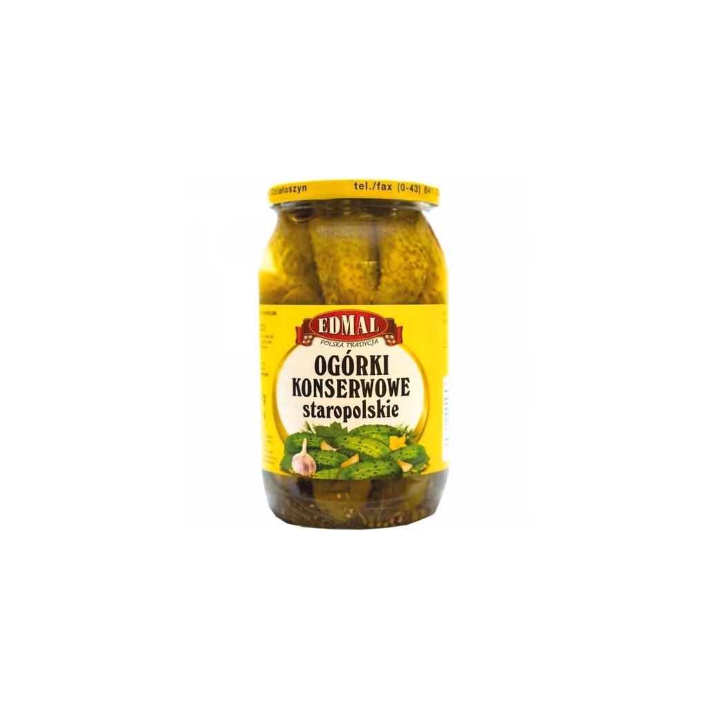 Cornichons au Vinaigre Façon Traditionnelle Edmal 840 g