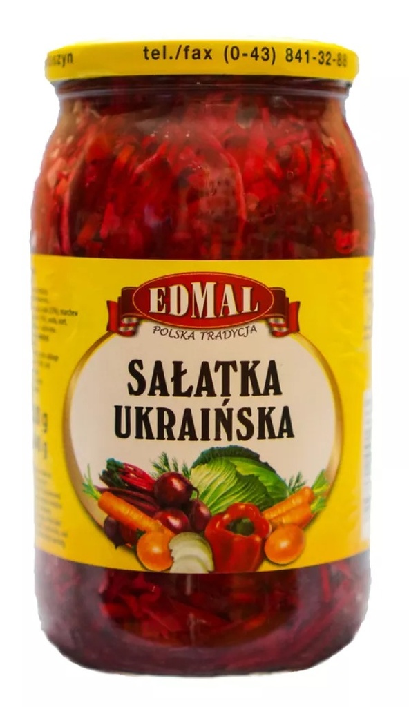 Salade ukrainienne 820 g Edmal