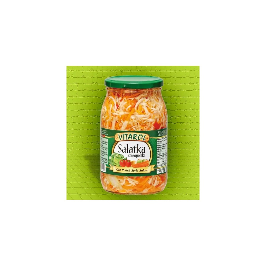 [r001-03-00036-] Salade de Légumes Traditionnelle Polonaise Vitarol 900 ml
