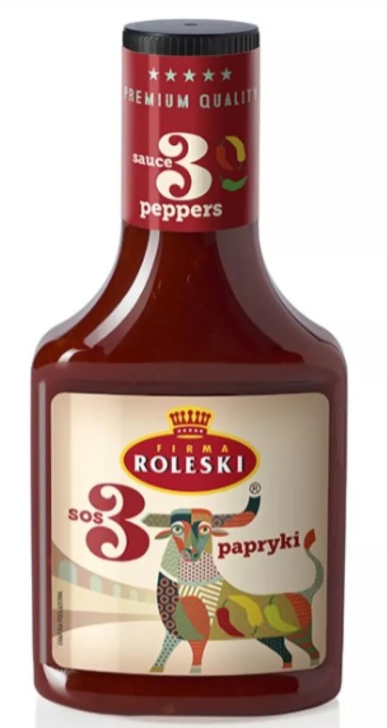 Sauce aux 3 poivrons Roleski 360 g