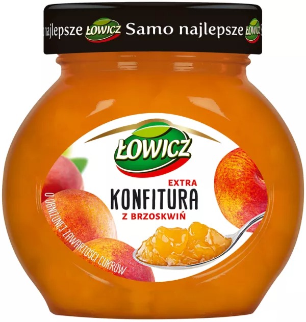 Confiture de Pêches Łowicz 240g Maspex