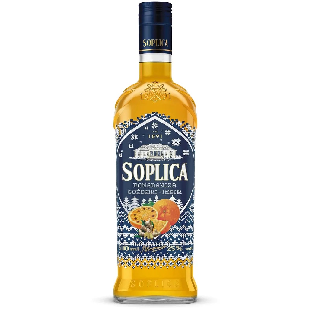 [r011-01-00435-v133] Soplica Pomarańcza-Goździk-Imbir 25% 500 ml