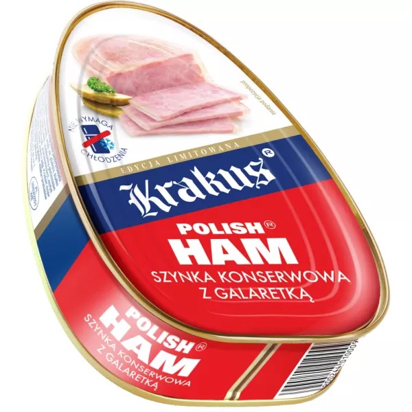 Szynka Konserwowa Wieprzowa Polish Ham Krakus 455g Animex