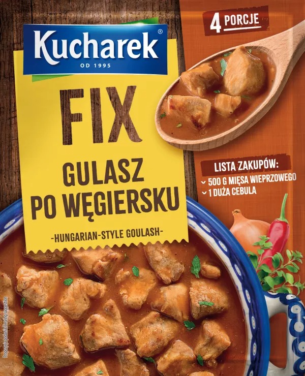 Mieszanka w Proszku Fix Kucharek 46g Gulasz po Węgiersku Prymat