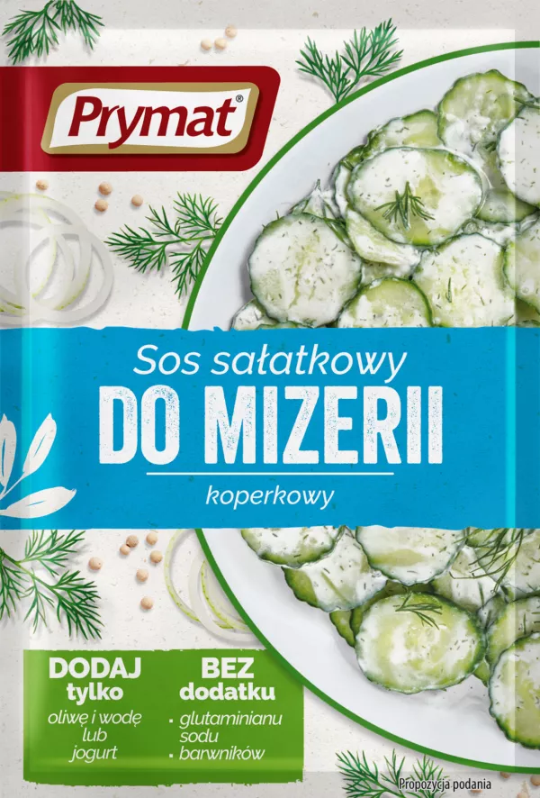 [r005-01-00221-] Sos sałatkowy do mizerii Prymat 9 g