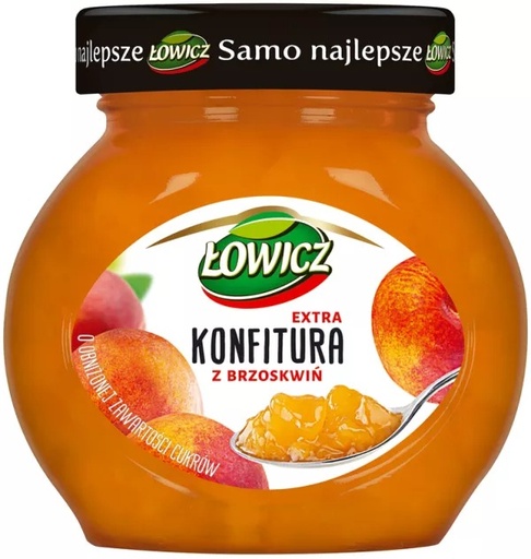Confiture de Pêches Łowicz 240g Maspex