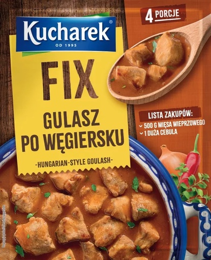 [r004-07-00157-] Mélange en Poudre Fix Kucharek 46g Goulash à la Hongroise Prymat