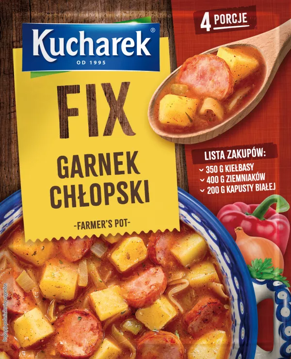 [r004-07-00156-] Mélange en poudre Fix Kucharek Chłopski Garnek Prymat 40 g