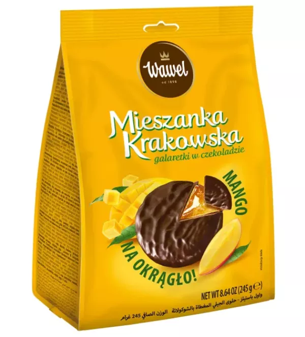 [r006-01-00238-] Bonbons Mélange Krakowski Mangue 245g Wawel