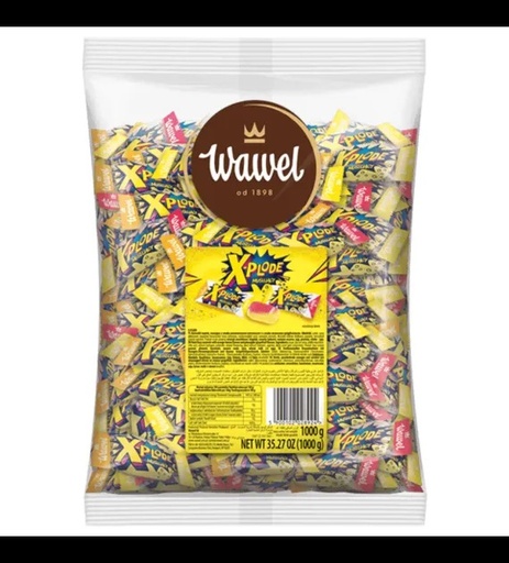Bonbons 1kg Pétillants X-Plode Wawel