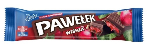 Baton Pawełek 45g Smaki Lata Wiśnia Wedel